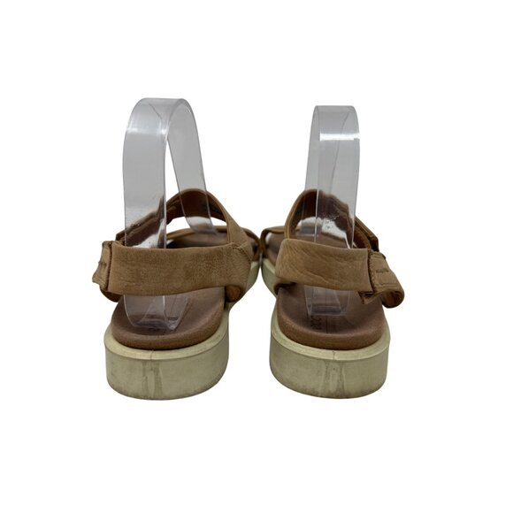 Ecco Flowt Leather Adjustable Strap Sandals with Cushioned Sole Size 39 US 8 - Picture 3 of 13